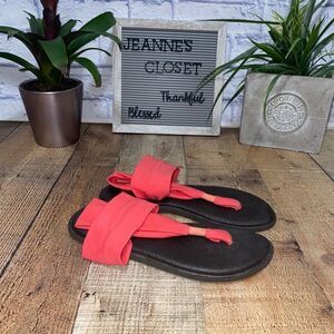 Sanuk Women's Yoga Sling 2 Metallic LX coral 9